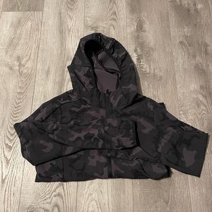 Forest Camo Zipper Hoodie Jacket